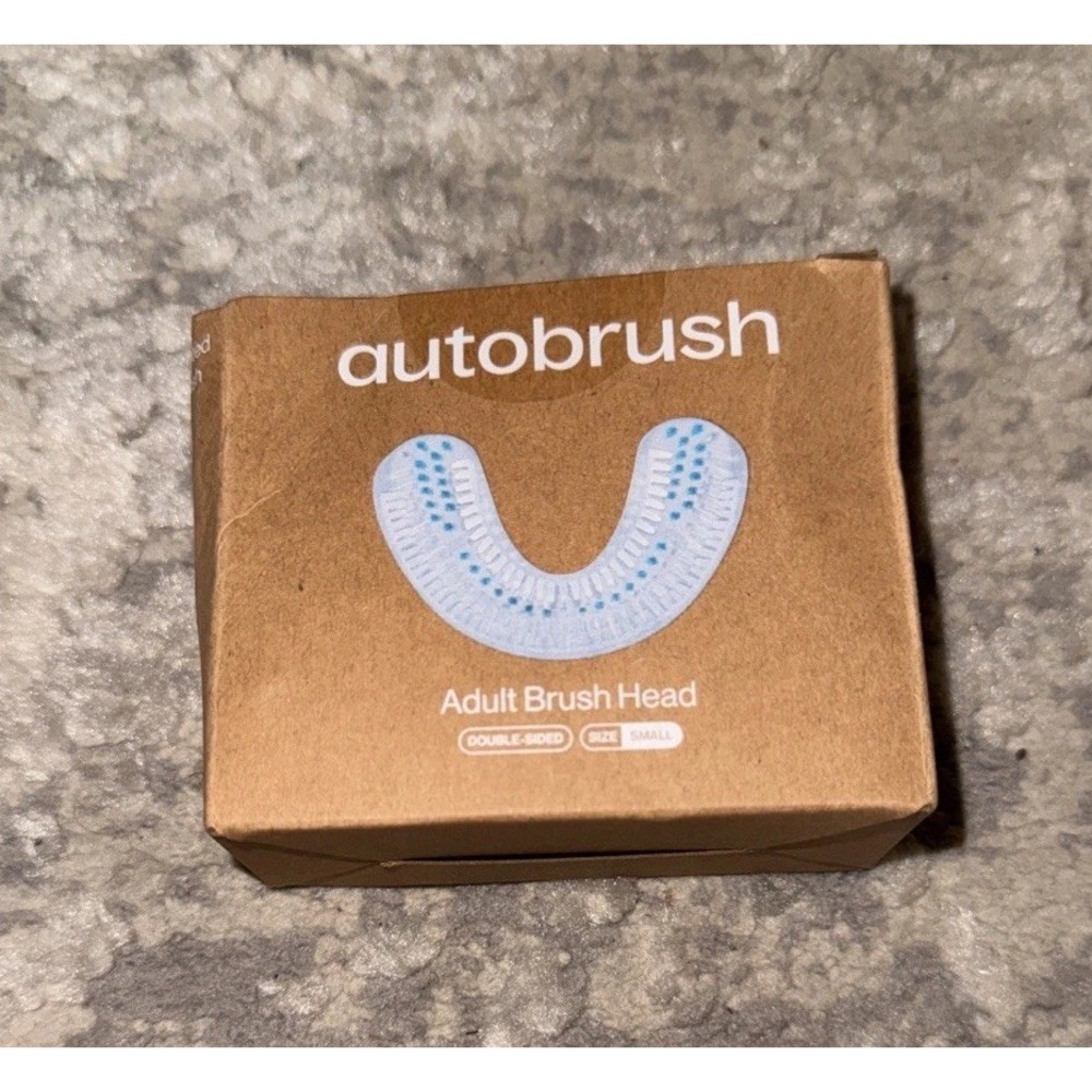 Autobrush Double Sided Brush Head Replacement Nylon Bristles Small Pack of 1